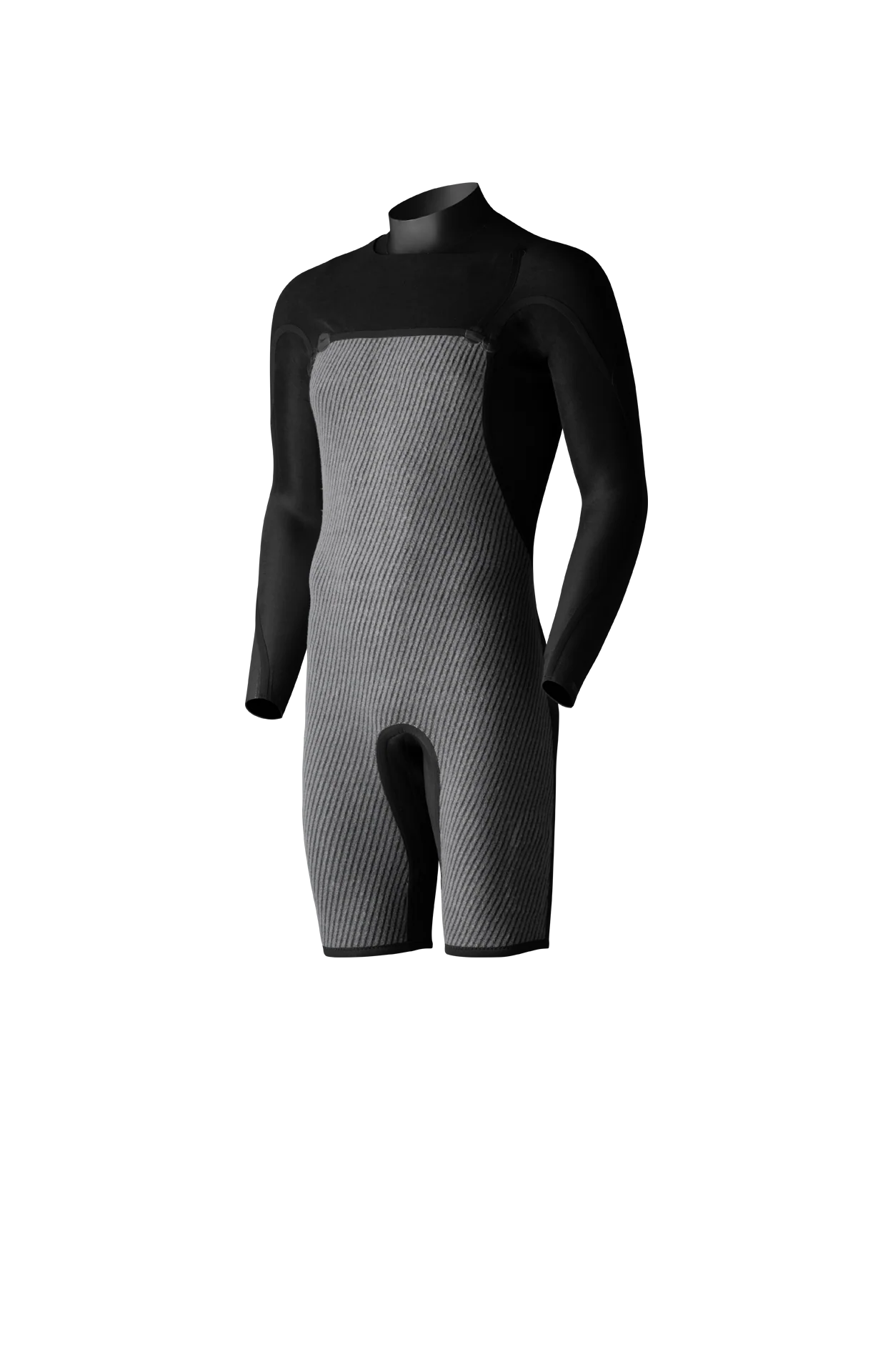 Refurbished Men's Flex Wetsuit 2/2 Long Sleeve Shorty - Image 2