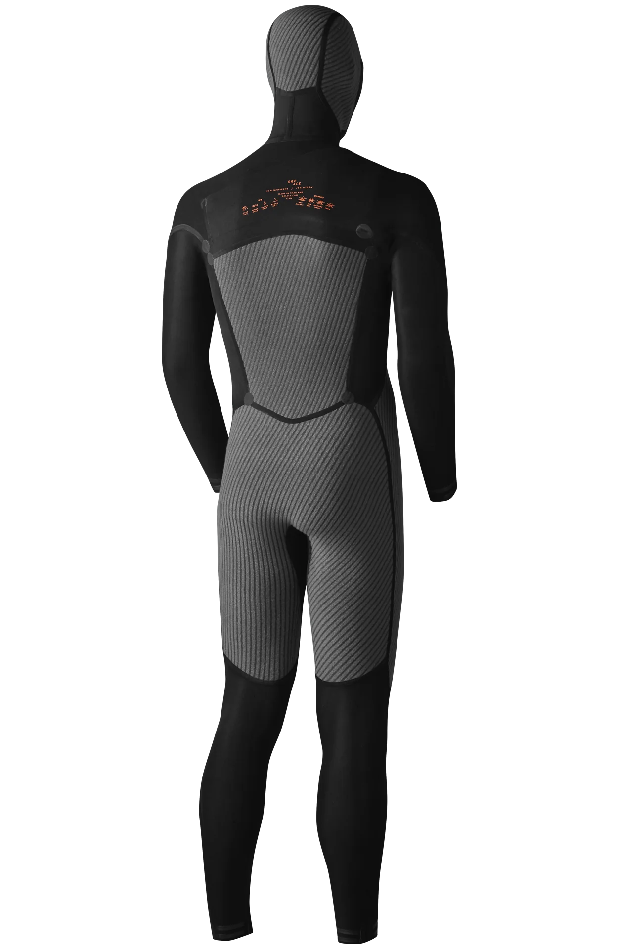 Refurbished Men's Heat Wetsuit 5/4 Hooded - Image 4