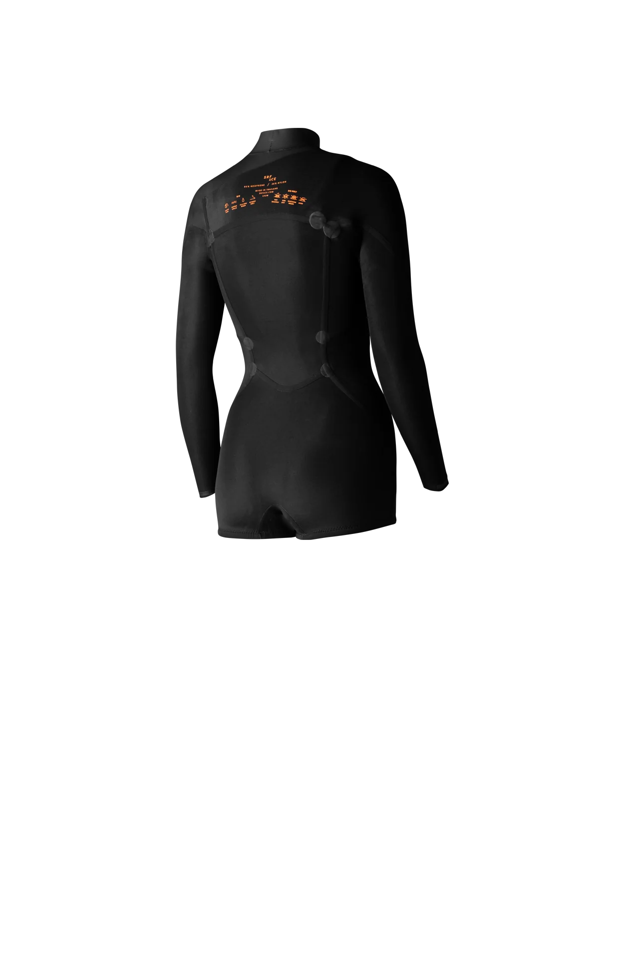 Refurbished Women's Flex Wetsuit 2/2 Long Sleeve Shorty - Image 4